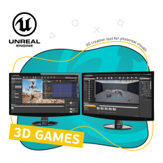 Unreal Engine 4. Игровой движок - КИБЕРшкола программирования для детей, компьютерные курсы для школьников, начинающих и подростков - KIBERone г. Усады