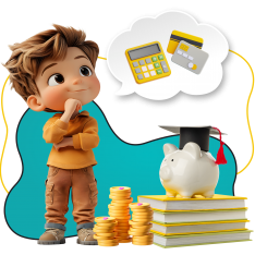 Финансовый интеллект вместе KIBERone - КИБЕРшкола программирования для детей, компьютерные курсы для школьников, начинающих и подростков - KIBERone г. Усады