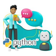 Умный чат-бот на Python на Telegram - КИБЕРшкола программирования для детей, компьютерные курсы для школьников, начинающих и подростков - KIBERone г. Усады