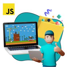 Программирование на JavaScript. Учимся создавать игры! - КИБЕРшкола программирования для детей, компьютерные курсы для школьников, начинающих и подростков - KIBERone г. Усады