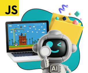 Язык программирования JavaScript + AI. Проектное обучение + геймификация + AI-помощники - КИБЕРшкола программирования для детей, компьютерные курсы для школьников, начинающих и подростков - KIBERone г. Усады
